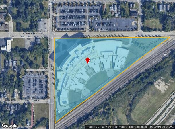  9812 Quincy Ave, Cleveland, OH Parcel Map