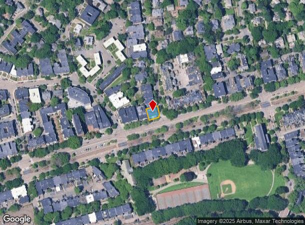  1822 Beacon St, Brookline, MA Parcel Map