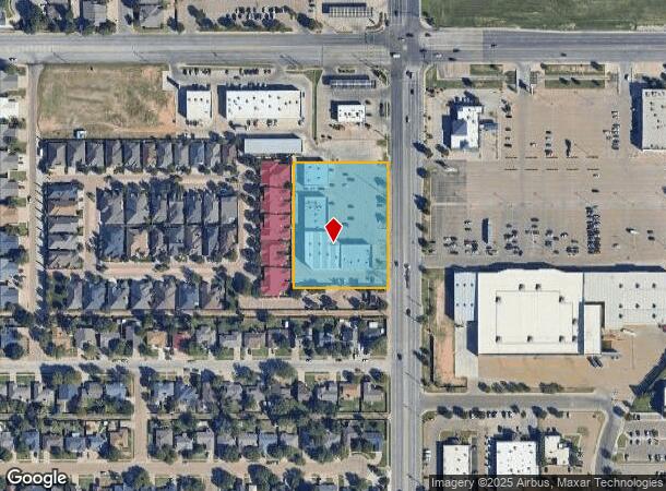  9810 Indiana Ave, Lubbock, TX Parcel Map