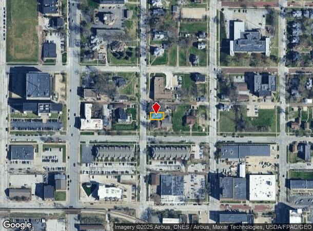 611 N Perry St, Davenport, IA Parcel Map
