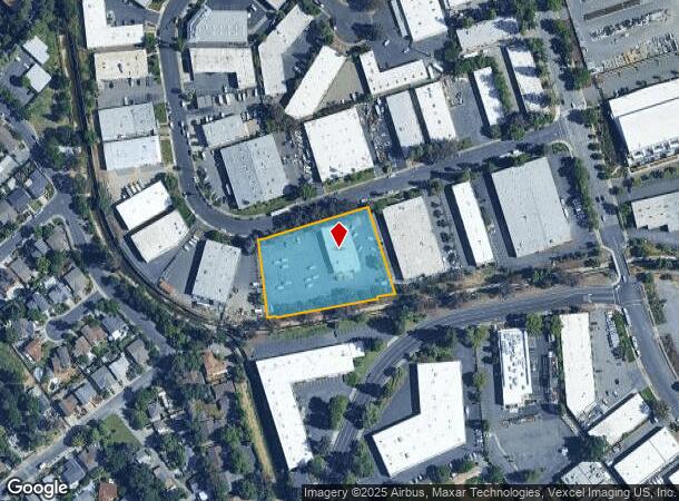  1025 Shary Cir, Concord, CA Parcel Map