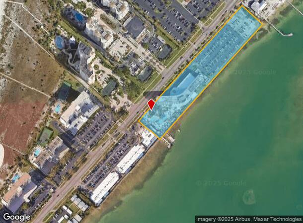  1201 Gulf Blvd, Clearwater Beach, FL Parcel Map