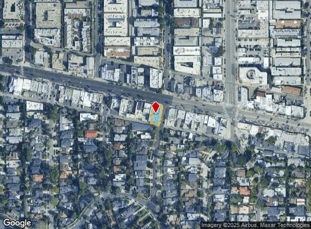  13750 Ventura Blvd, Sherman Oaks, CA Parcel Map