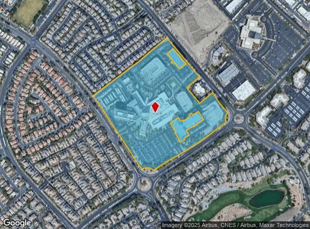  653 N Town Center Dr, Las Vegas, NV Parcel Map