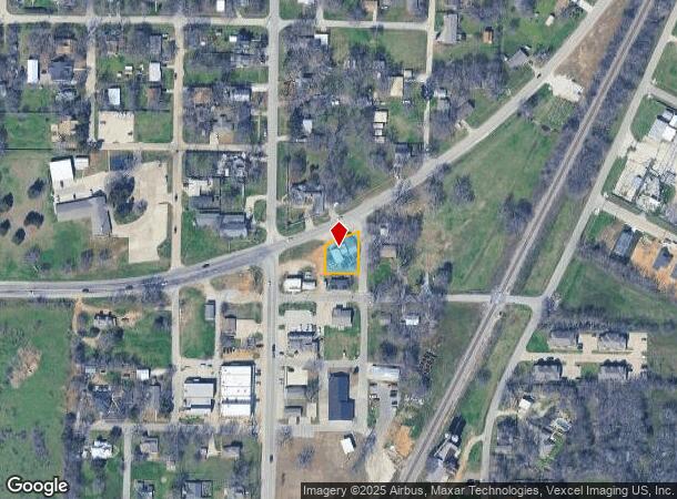  110 N Sherman Dr, Aubrey, TX Parcel Map