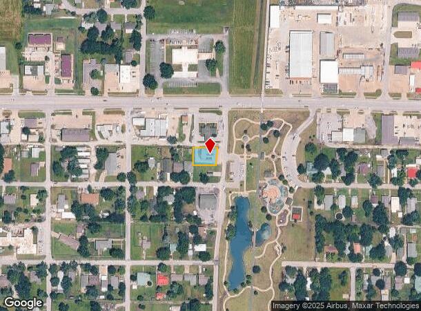 214 S Locust St, Skiatook, OK Parcel Map