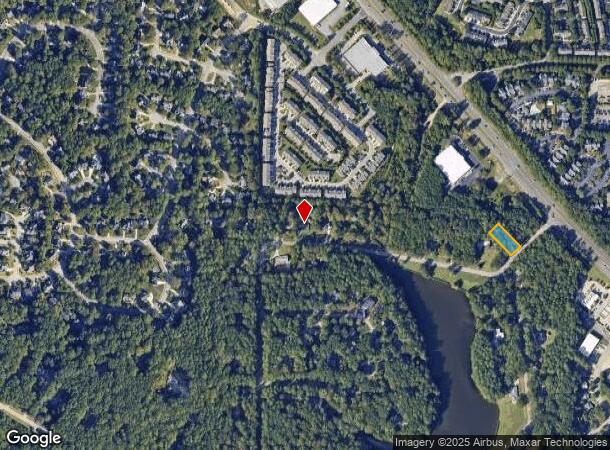  6805 W Lake Anne Dr, Raleigh, NC Parcel Map