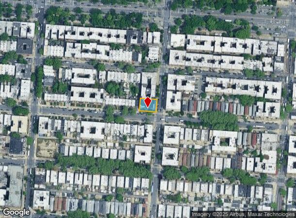  1617 President St, Brooklyn, NY Parcel Map