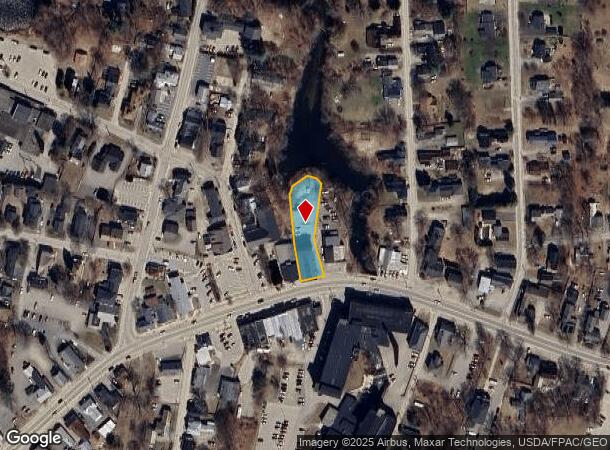 134 Main St, Winthrop, ME Parcel Map