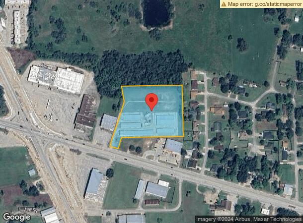  624 W Brazos Ave, West Columbia, TX Parcel Map