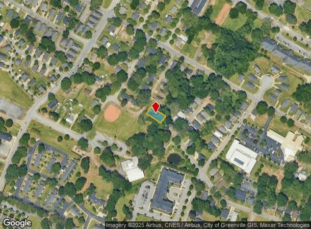 Groce St, Greenville, SC Parcel Map