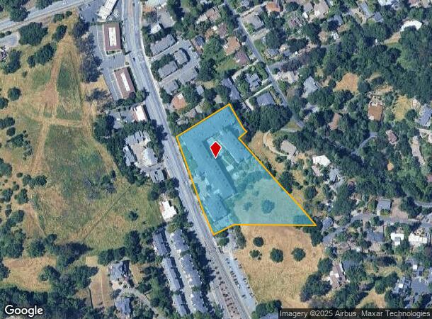  1700 Tice Valley Blvd, Walnut Creek, CA Parcel Map