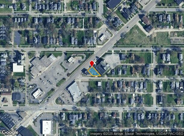 1421 Broadway St, Toledo, OH Parcel Map