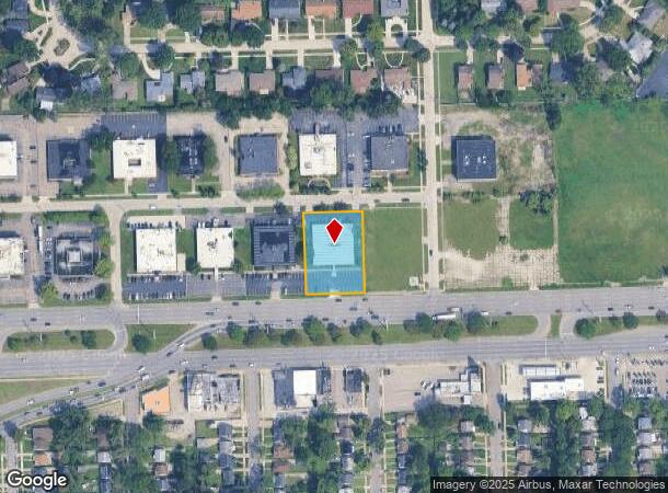 17360 W 8 Mile Rd, Southfield, MI Parcel Map
