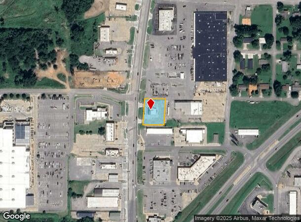 1721 S Muskogee Ave, Tahlequah, OK Parcel Map