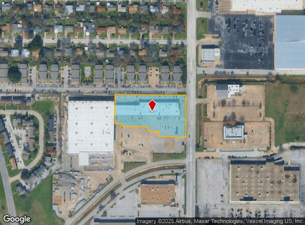 1598 S Cherry Ln, Fort Worth, TX Parcel Map