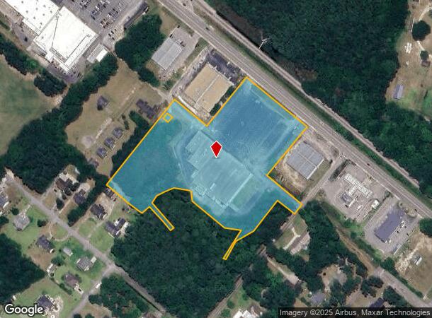 1317 Elm St W, Hampton, SC Parcel Map