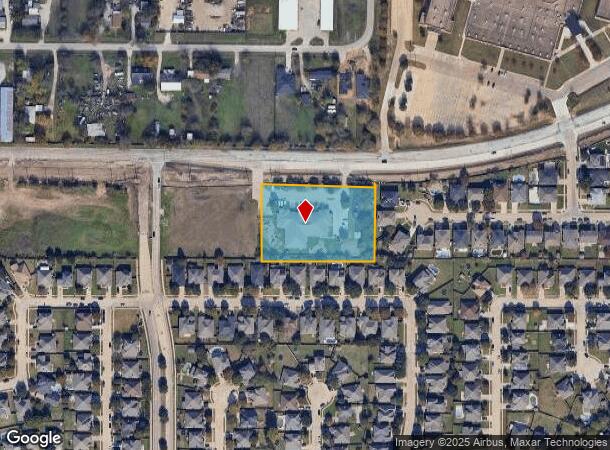  1100 Turner Warnell Rd, Arlington, TX Parcel Map