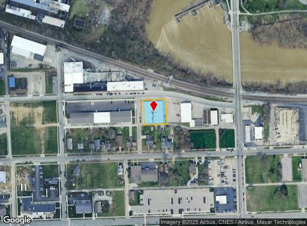  1604 E Berry St, Fort Wayne, IN Parcel Map