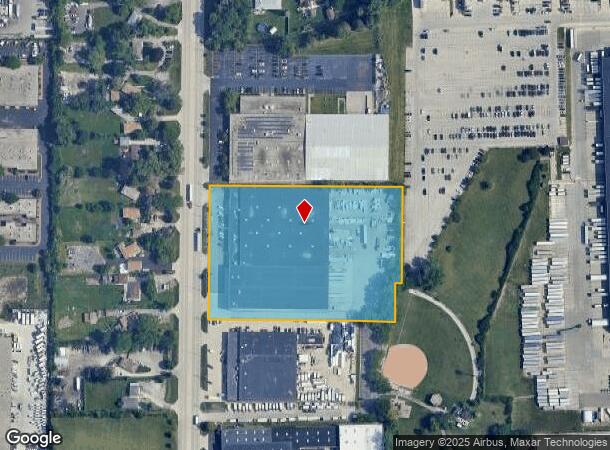 133 S Rohlwing Rd, Addison, IL Parcel Map