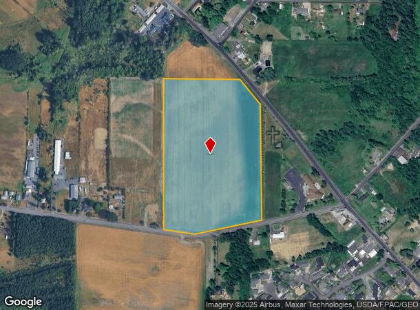 Bishop Rd, Chehalis, WA Parcel Map