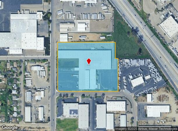  2651 E Byrd Ave, Fresno, CA Parcel Map