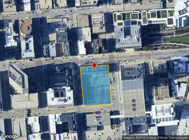  617 E Wisconsin Ave, Milwaukee, WI Parcel Map