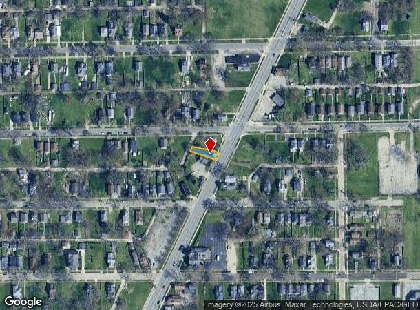 1613 N Detroit Ave, Toledo, OH Parcel Map