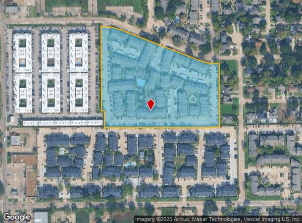  5555 Holly View Dr, Houston, TX Parcel Map