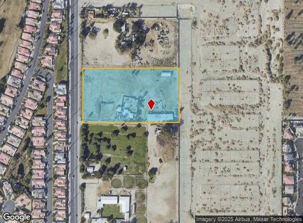  49506 Jackson St, Indio, CA Parcel Map