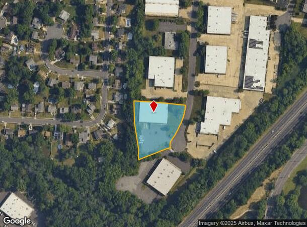  25 Roland Ave, Mount Laurel, NJ Parcel Map