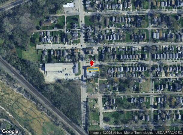 1347 E Broadway St, Toledo, OH Parcel Map