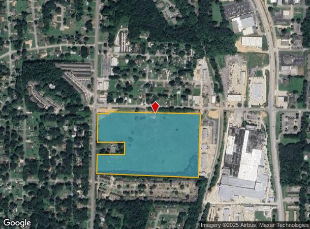 1924 Chisholm Rd, Florence, AL Parcel Map