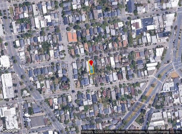 1614 63Rd St, Berkeley, CA Parcel Map