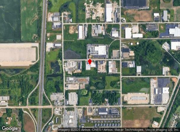 2595 Palmer Ave, Monee, IL Parcel Map