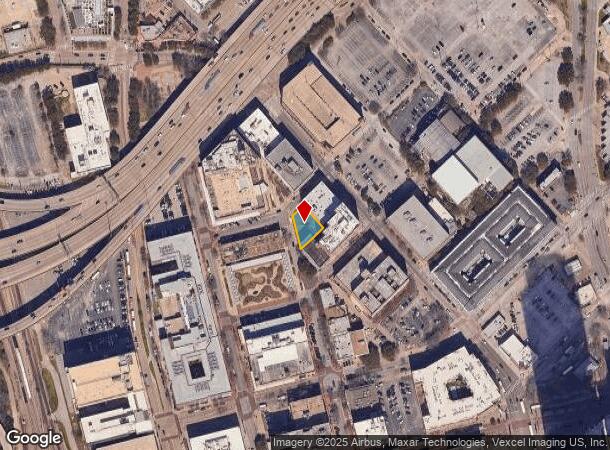  1802 N Market St, Dallas, TX Parcel Map