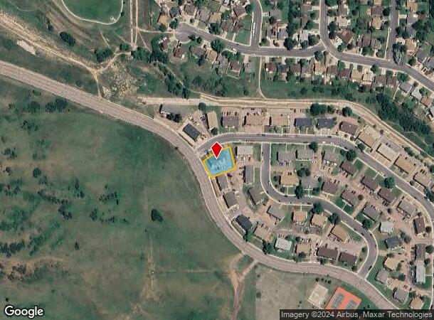  2490 Allegheny Dr, Colorado Springs, CO Parcel Map