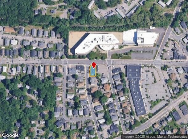  1054 Main St, Waltham, MA Parcel Map