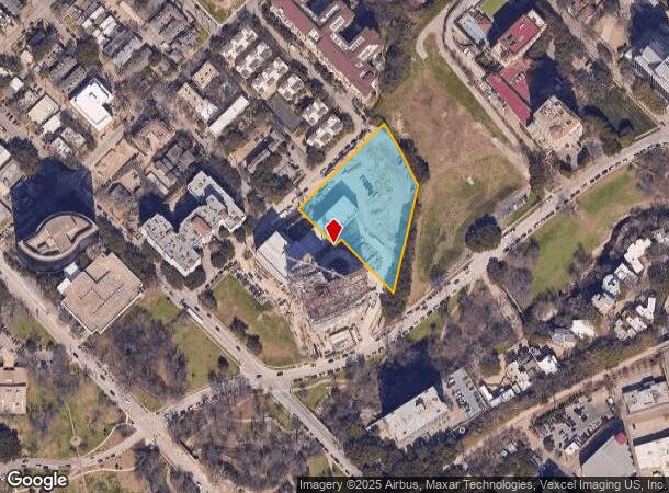 2525 Turtle Creek Blvd, Dallas, TX Parcel Map