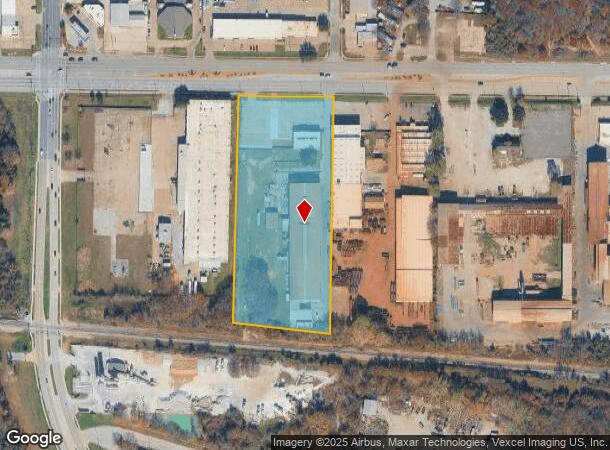  733 W Hurst Blvd, Hurst, TX Parcel Map