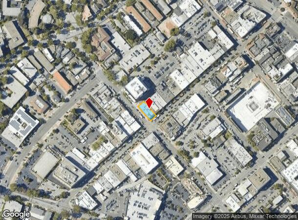  1380 Burlingame Ave, Burlingame, CA Parcel Map