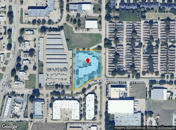  2611 Westgrove Dr, Carrollton, TX Parcel Map