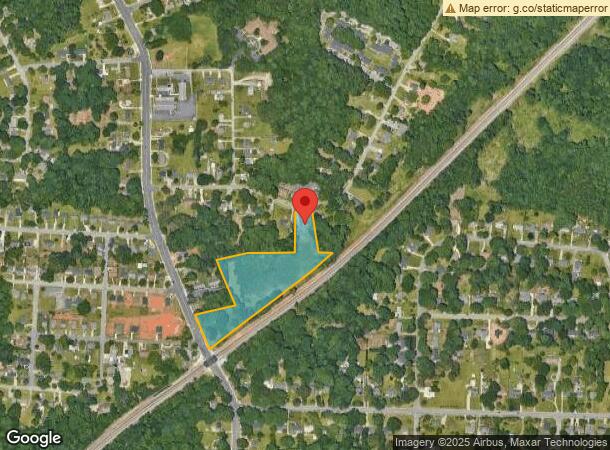  1512 Glenside Dr, Greensboro, NC Parcel Map