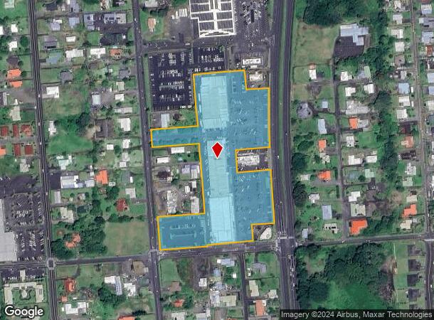  2123 Kilauea Ave, Hilo, HI Parcel Map