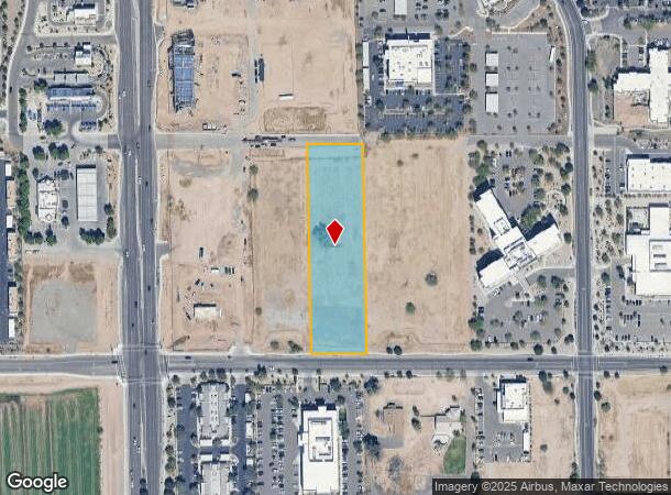  1680 E Melrose St, Gilbert, AZ Parcel Map