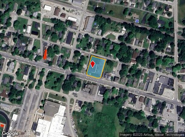  16 E Main St, New Palestine, IN Parcel Map