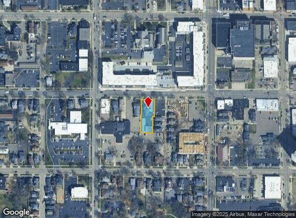  233 W Cedar St, Kalamazoo, MI Parcel Map