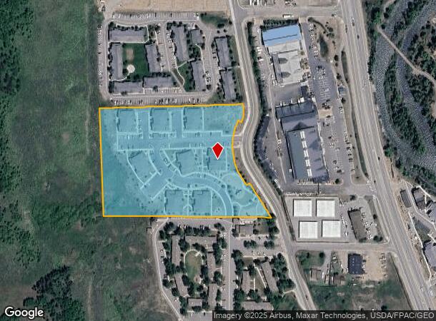  1201 Adams Ave, Silverthorne, CO Parcel Map
