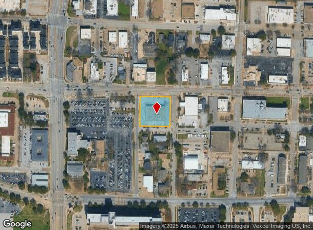 500 W Abram St, Arlington, TX Parcel Map