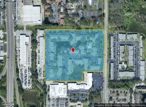  5510 N Himes Ave, Tampa, FL Parcel Map